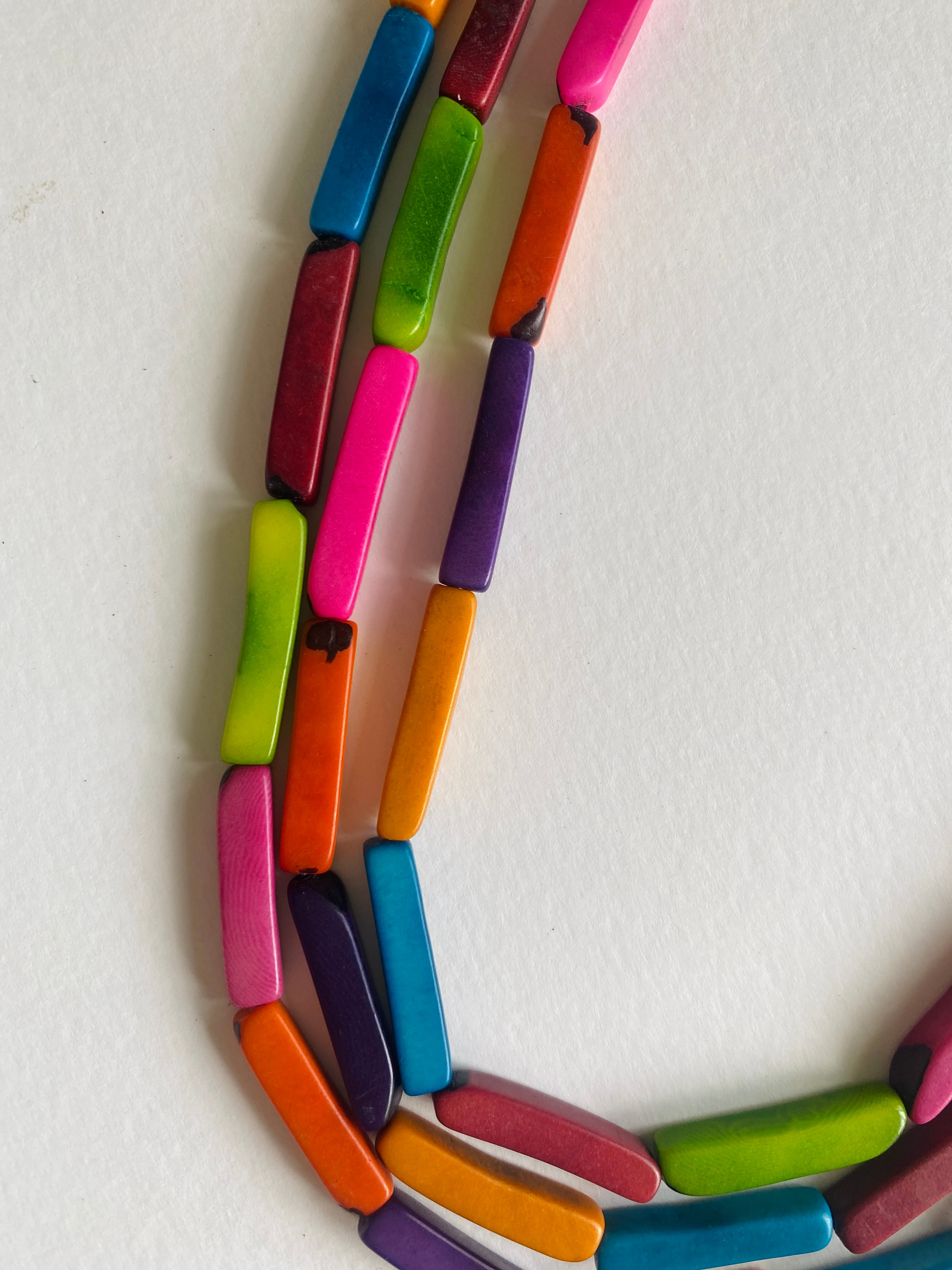 Multicolour Tagua Necklace